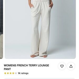 TALENTLESS Women's Wide Leg Lounge Pants - Soft Cream